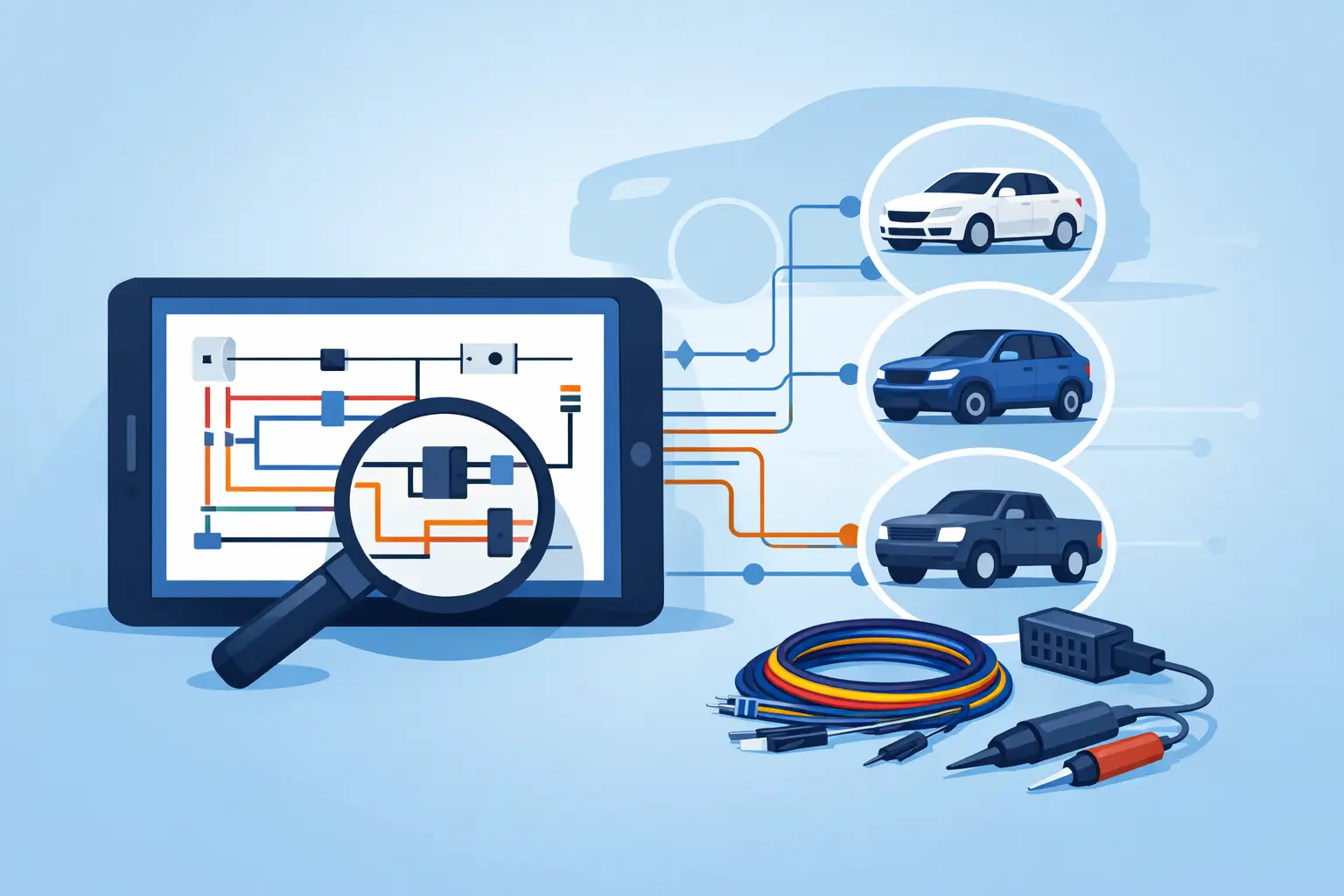 How to Use Vehicle Selector Wiring Diagrams