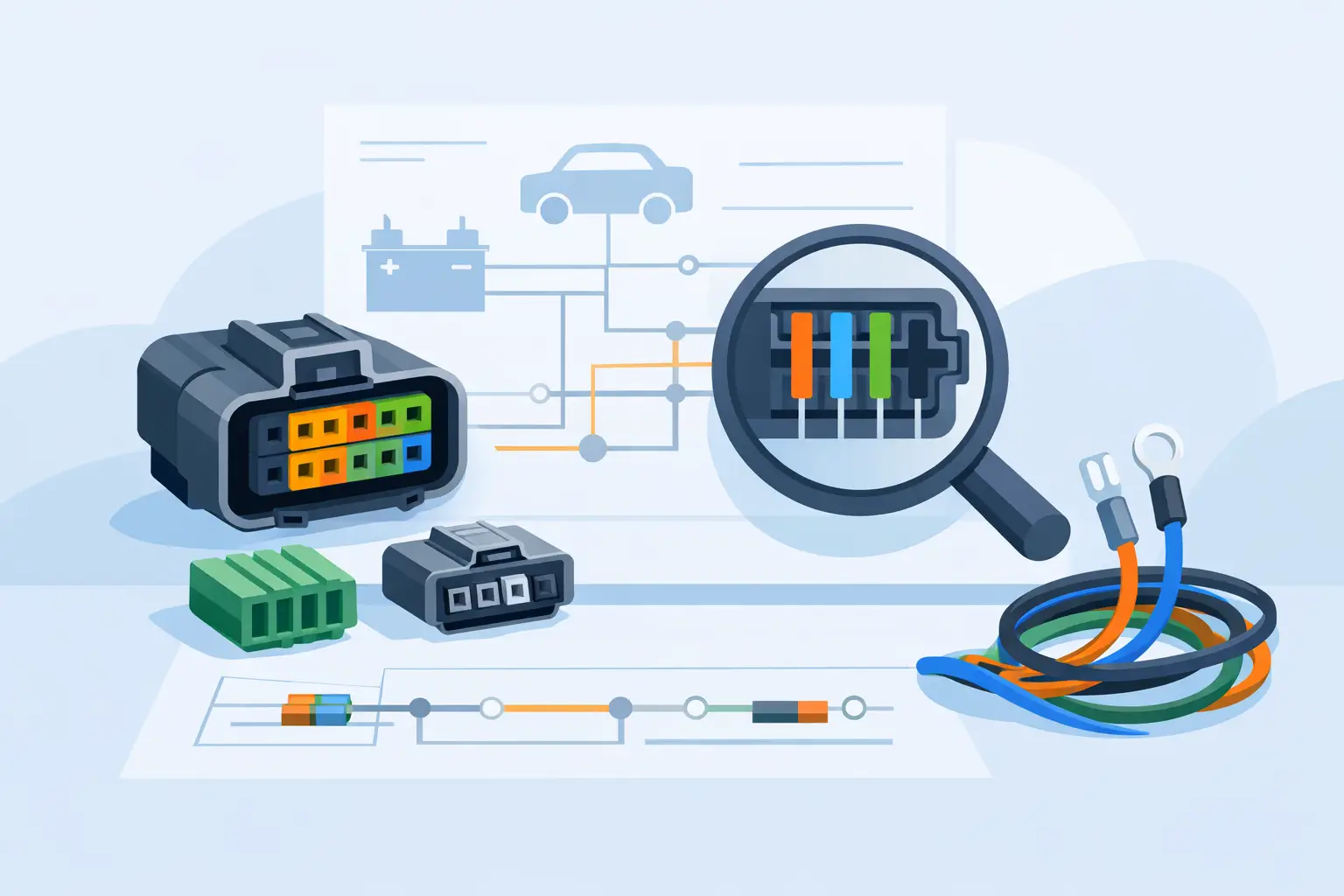How to Use Wiring Diagram Connector Pinouts